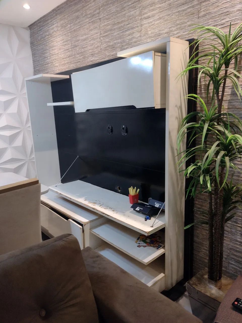 Rack com painel (estante)