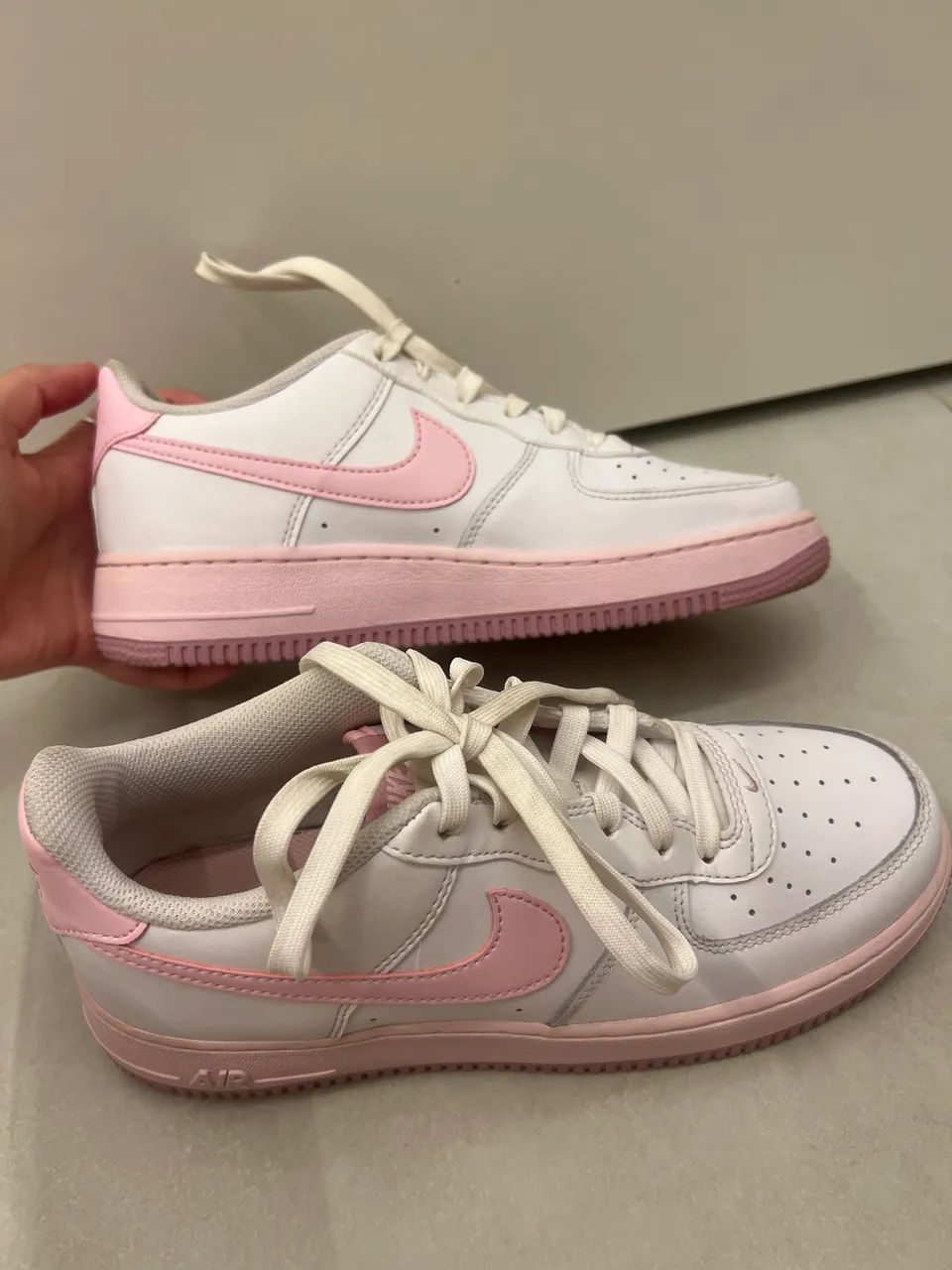 Nike Air Force 1 ?07 Rosa e Branco - Foto 2
