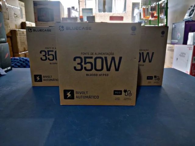 Fonte 350w Bivolt Automático BLUCASE - novo, pronta entrega - Foto 2
