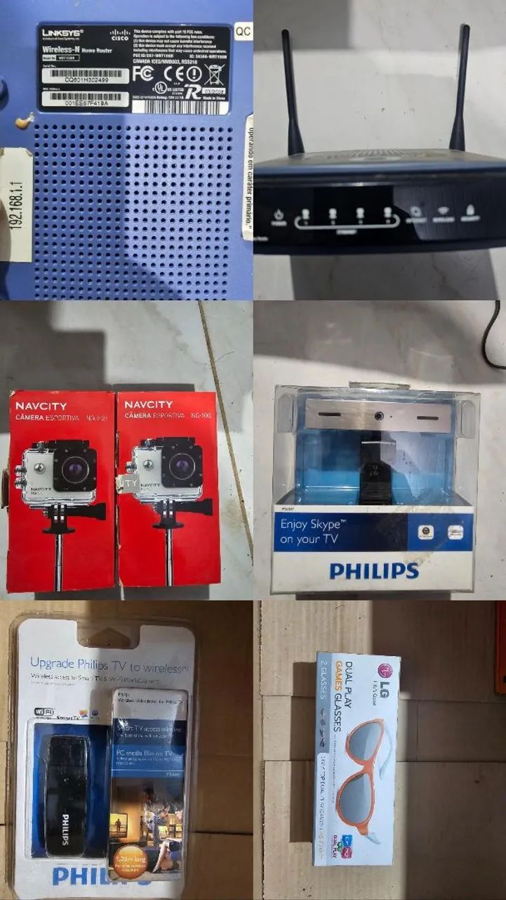 Lote de eletrônicos 