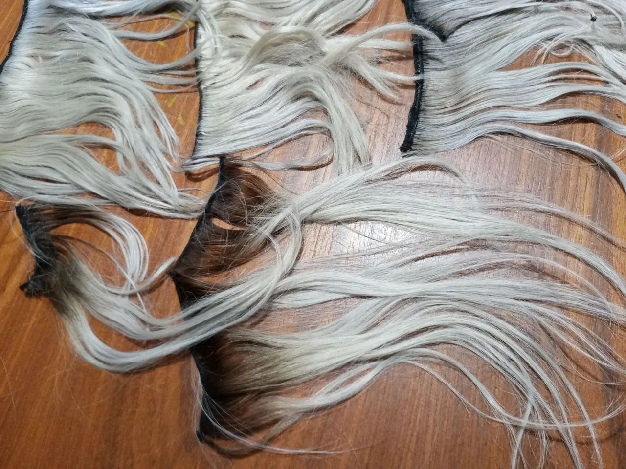 Vendo cabelo loiro telado - Foto 3