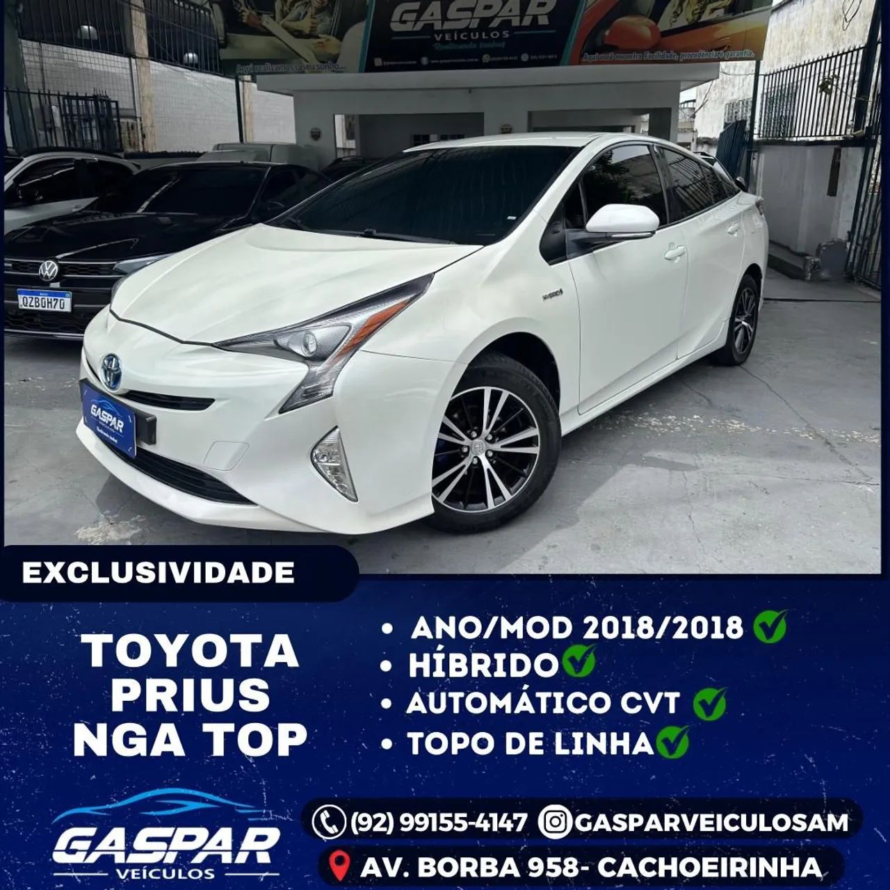 Toyota Prius Hybrid 1.8 16V 5P Aut. 2018