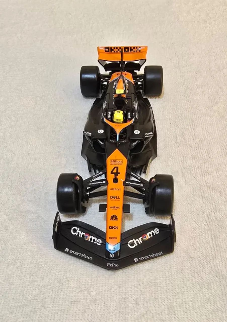 Carrinho miniatura da F1 McLaren Lando Norris  - Foto 3
