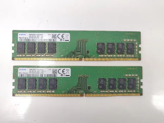Kit 16GB (2x8GB) Memória RAM Samsung 2400Mhz