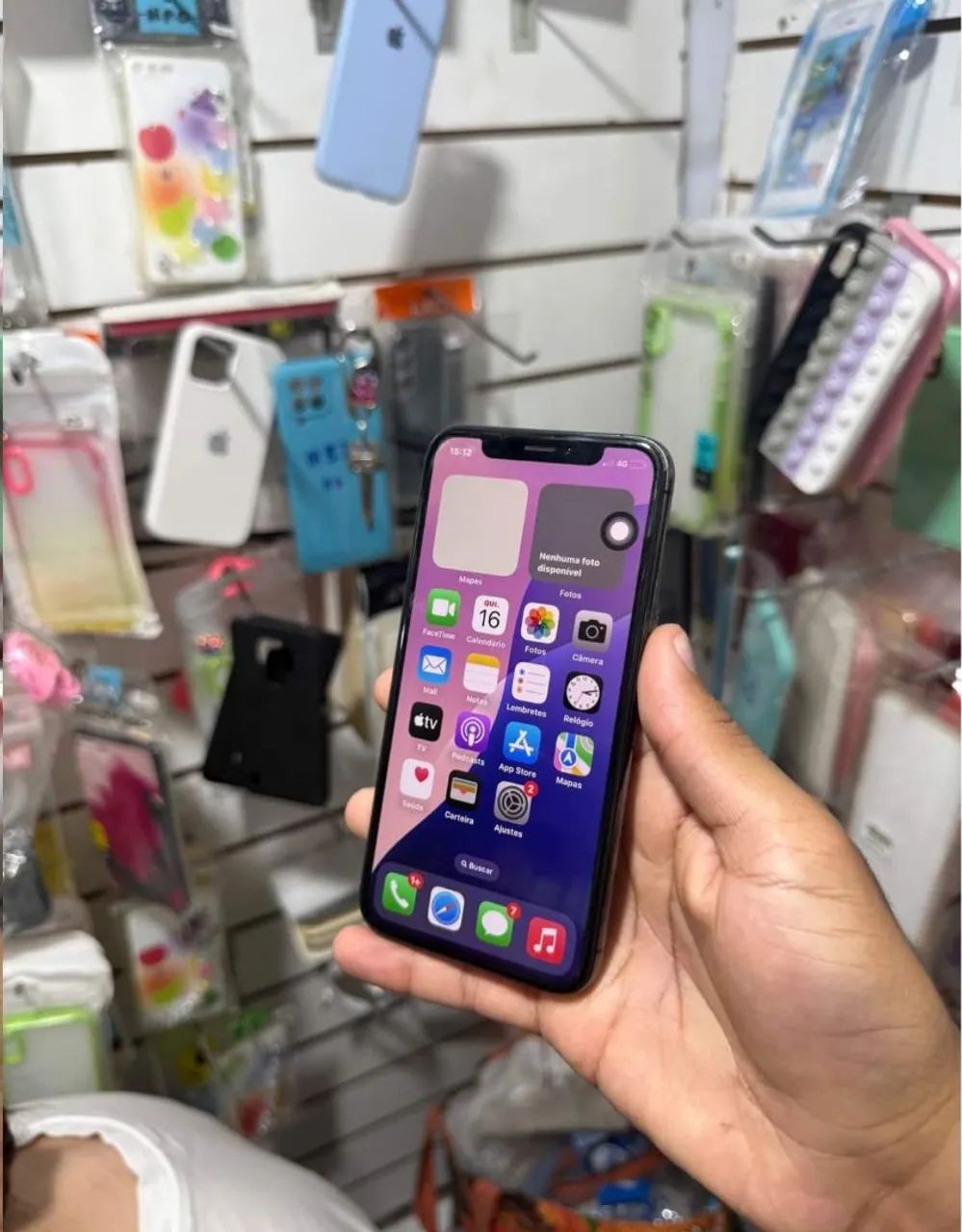 Apple iPhone X 256GB NFC black - Foto 3