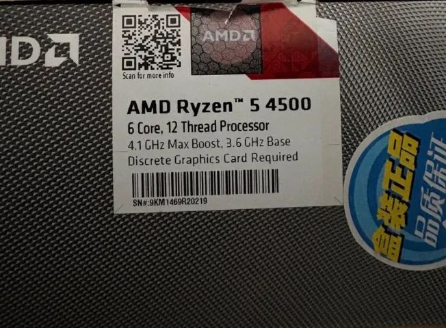Processador AMD Ryzen 5 4500 com Cooler - Foto 3