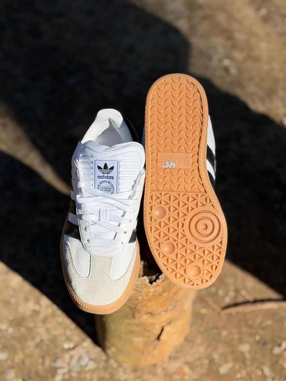 adidas Samba XLG "White Black Gum" - Foto 4