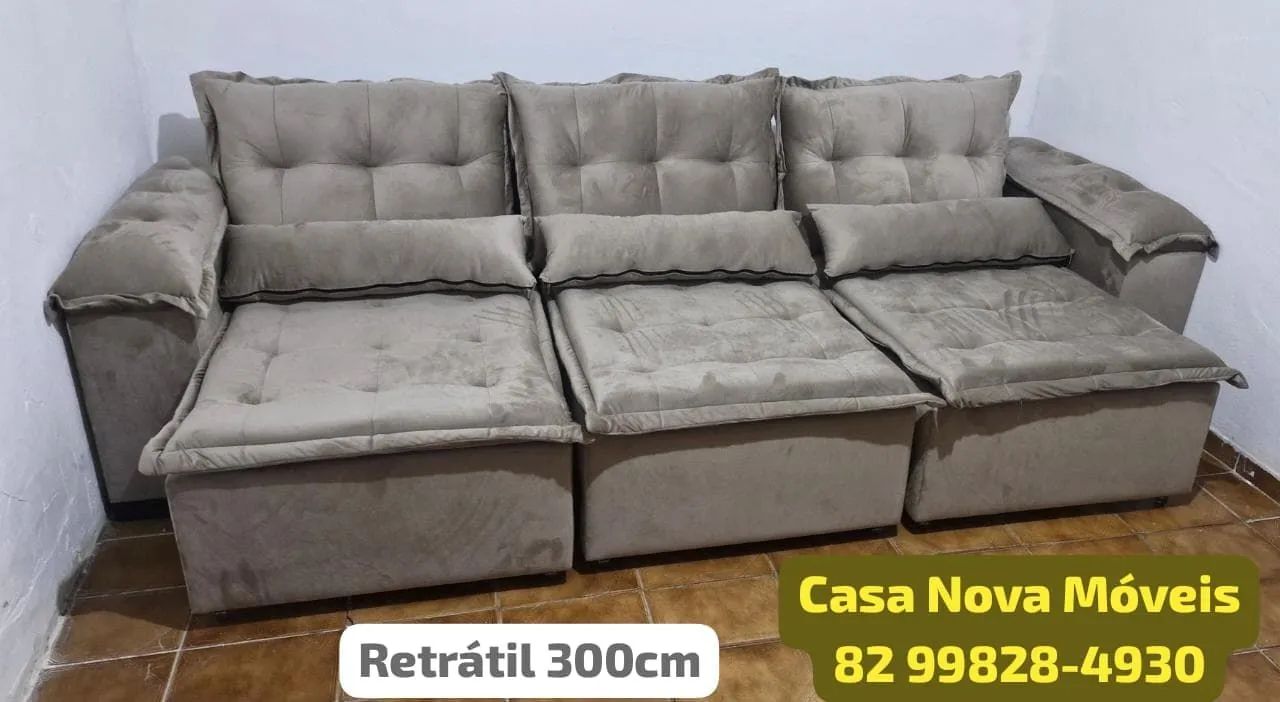 Sofá Retrátil 300cm