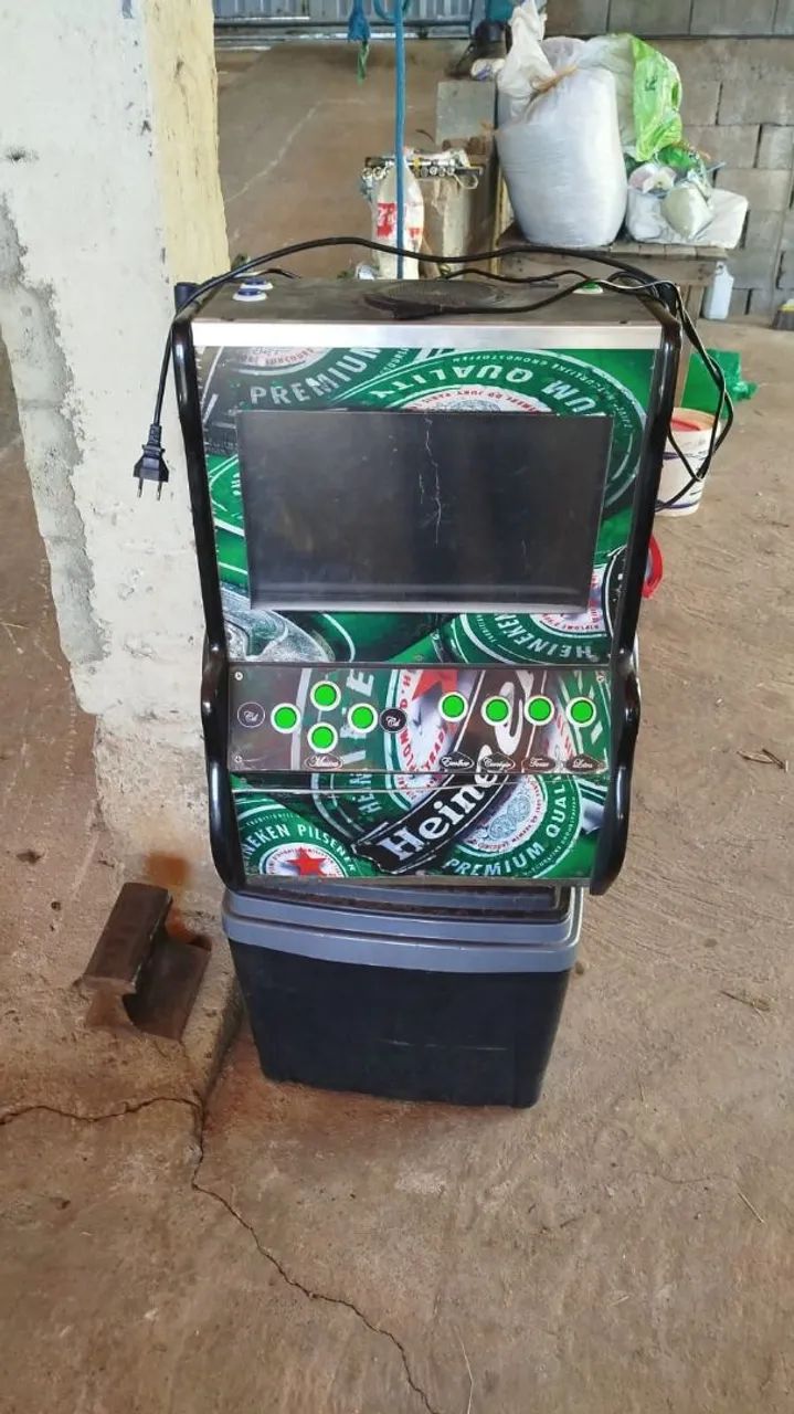 Caixa de som jukebox com karaoke - Foto 4
