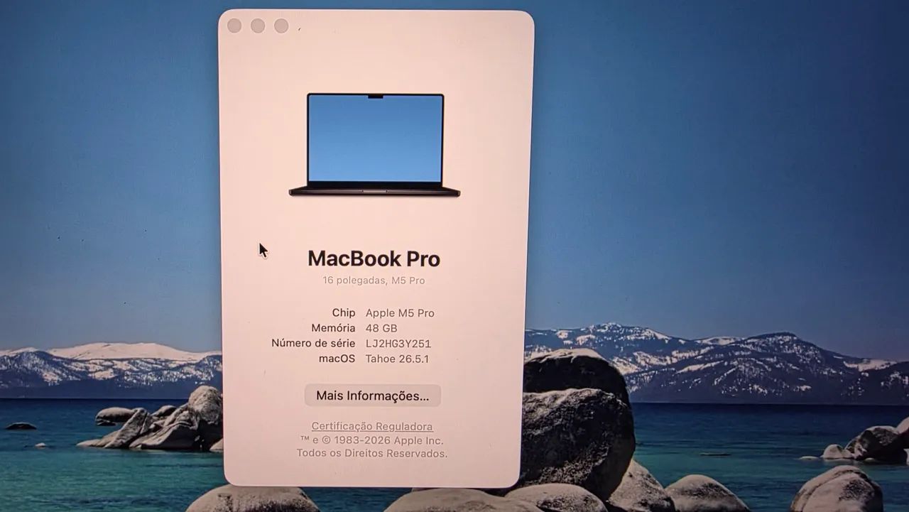 MacBook Pro M5 Pro 48GB 1TB 16.2