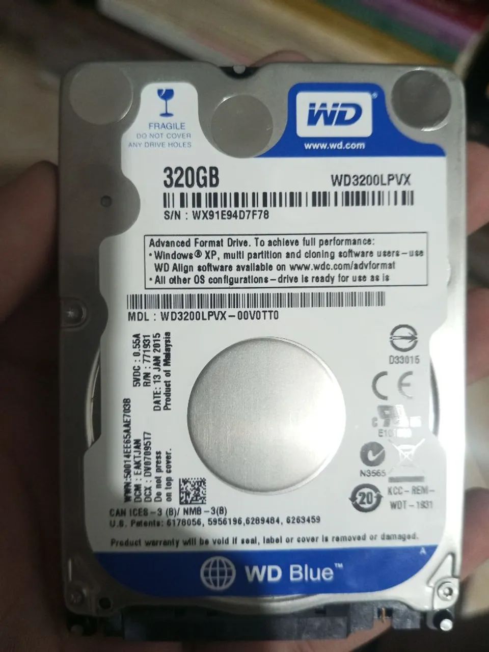 Wd blue 320 gb 