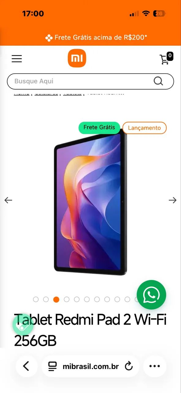 Tablet Redmi Pad 2 256 Gb 8 Gb ram lacrado - Foto 3