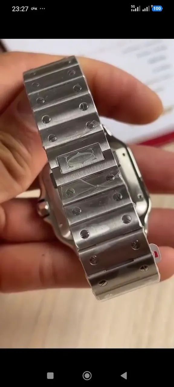 ROLEX CARTIER SANTOS/ AZUL/ SC - Foto 3