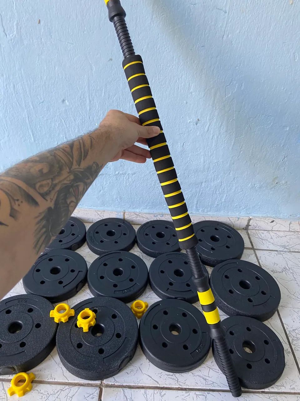 Peso de academia kit 2 em 1 - Foto 3