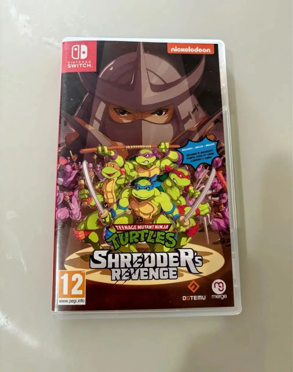 Nntendo Switch - Teenage Mutant Ninja Turtles Shredders Revenge com Chaveiro
