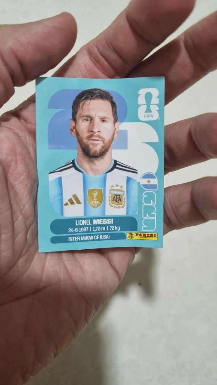 Figurinha Messi Copa 2026