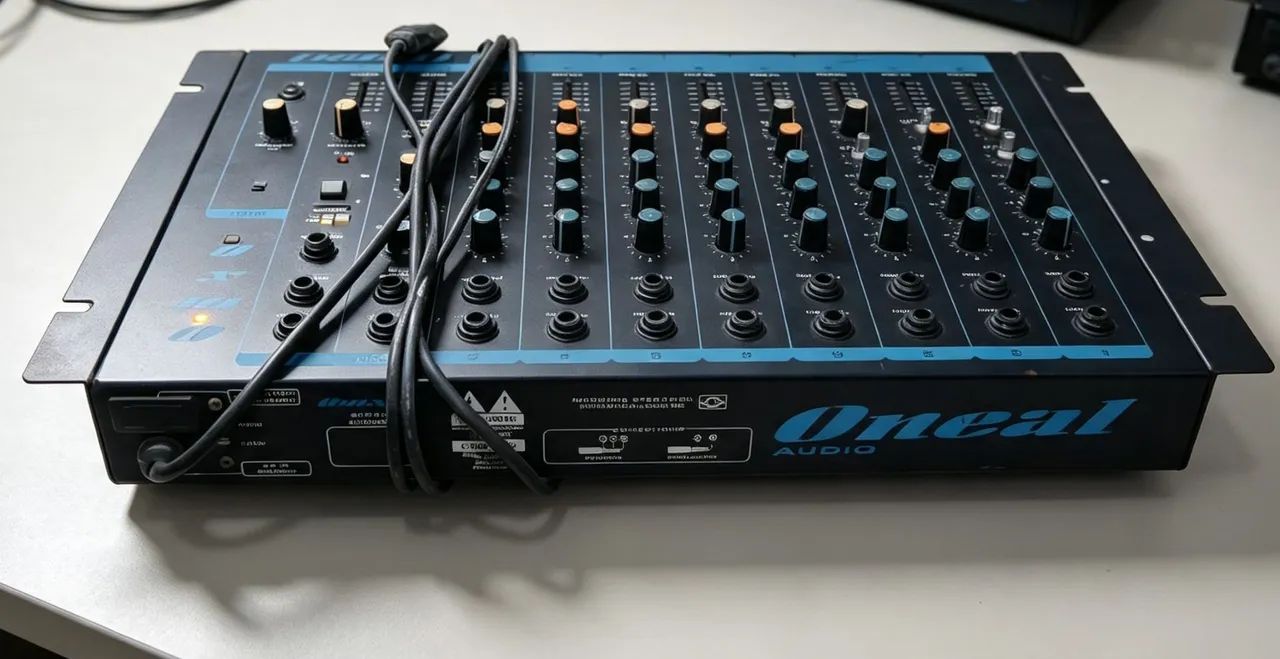 Mesa de Som Oneal OMX 6 Canais FUNCIONANDO- ACEITO PROPOSTA  - Foto 3