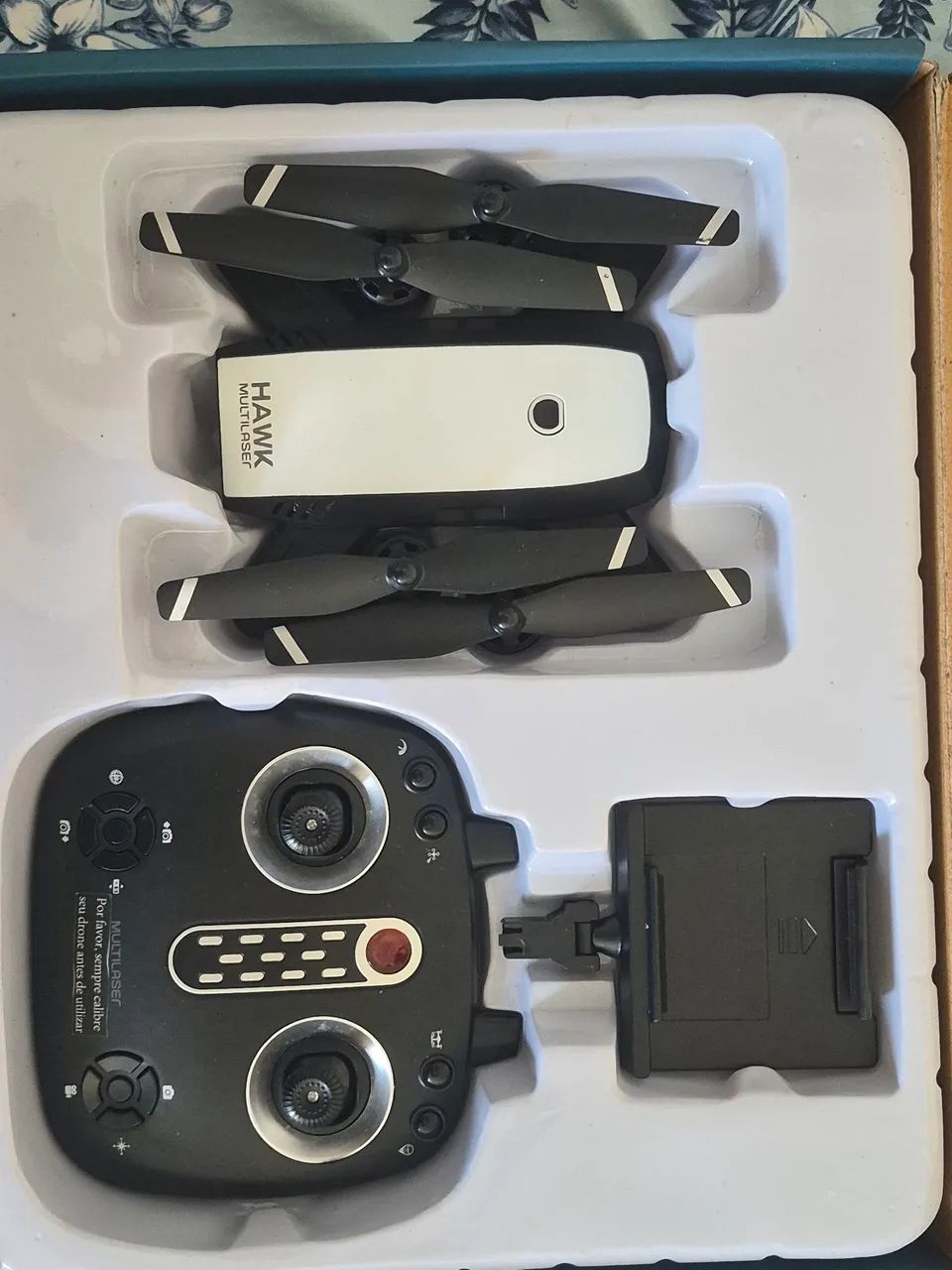 Drone Multilaser Hawk GPS ES257 Completo + Caixa Original - Foto 2