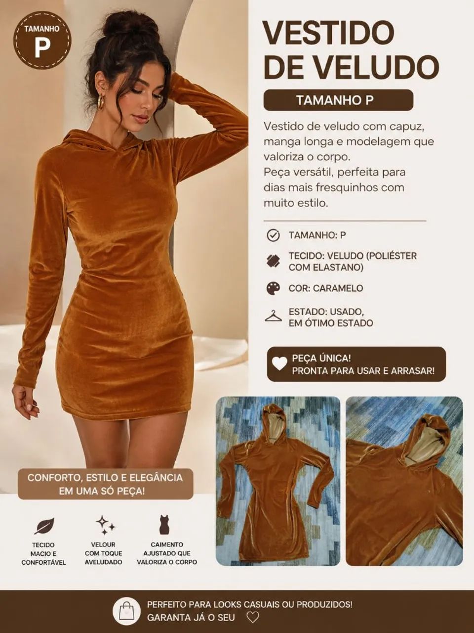 Vestido de veludo 