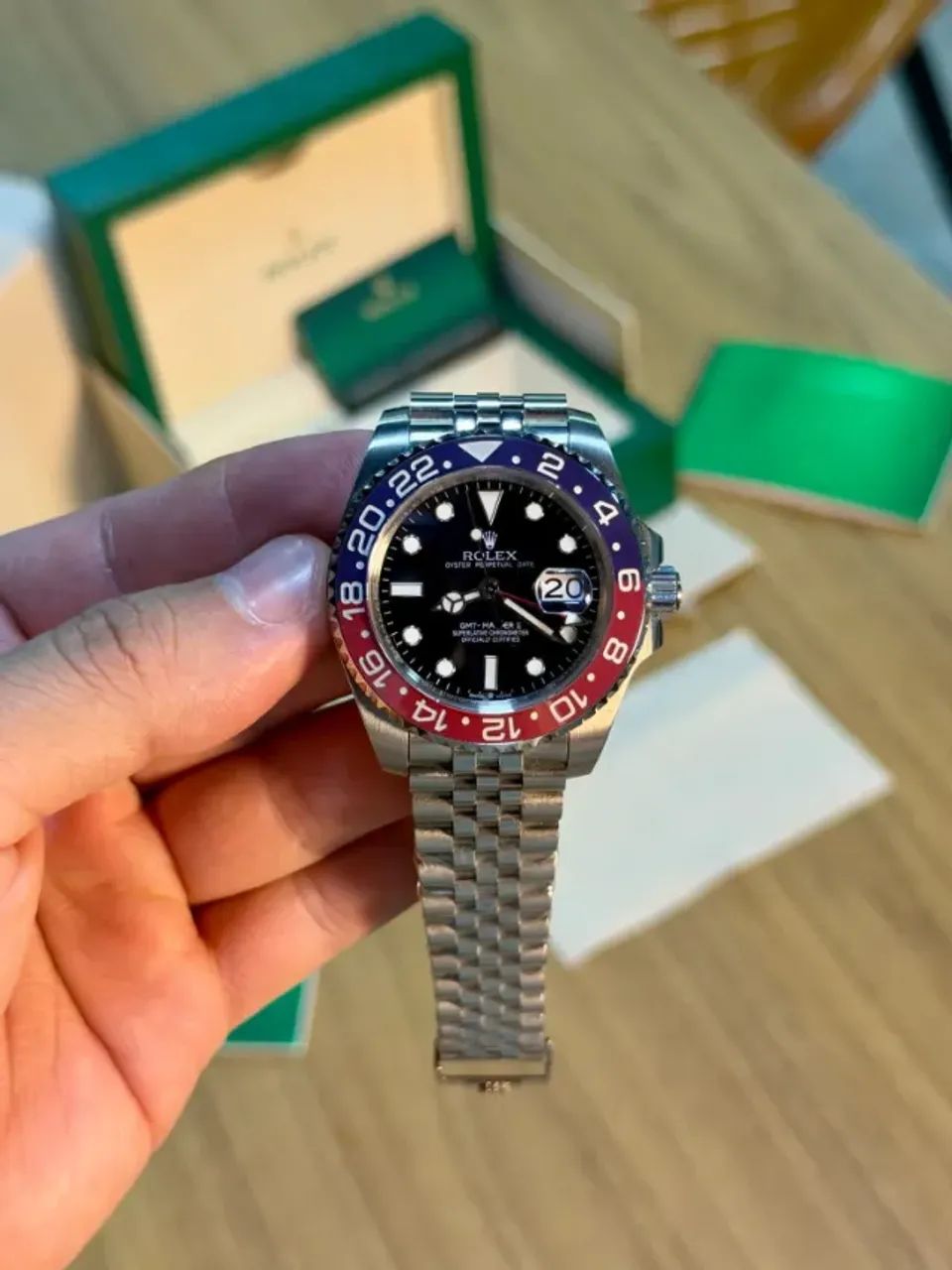 Rolex GMT - Master II - Premium - Vidro de Safira - automático  - Foto 4
