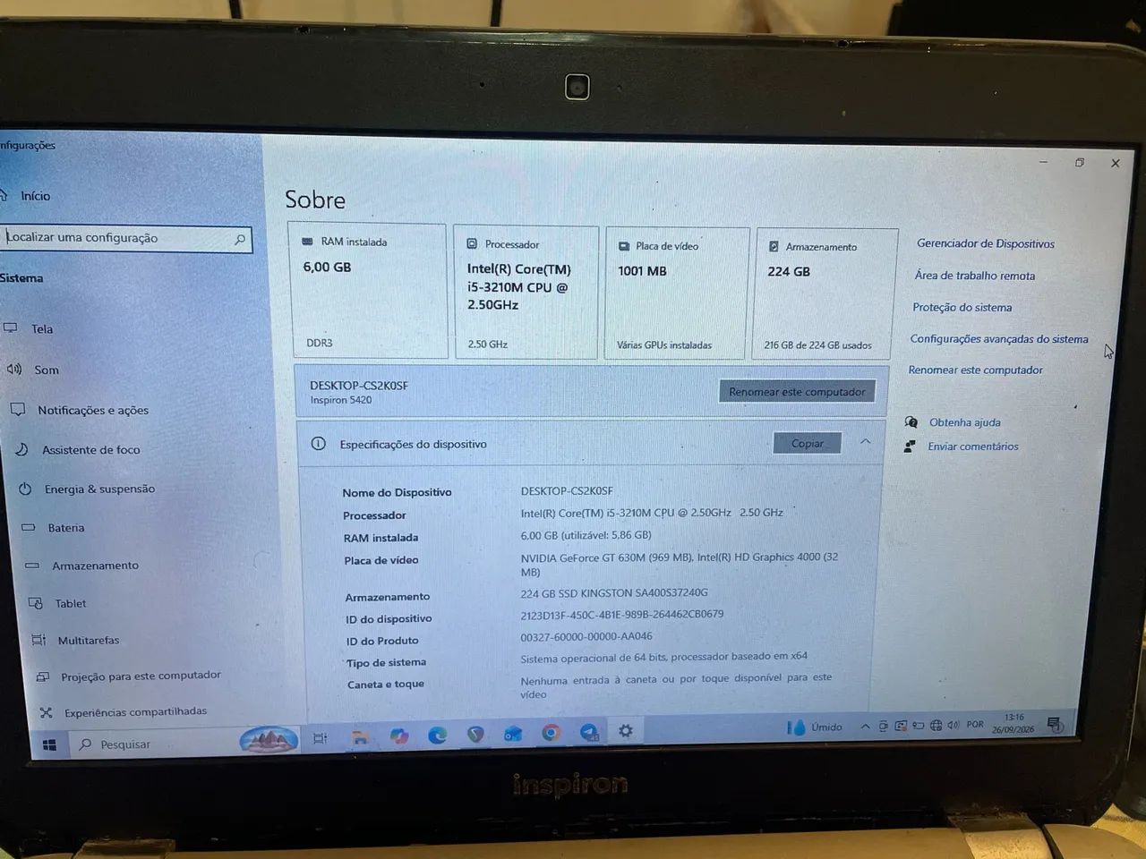 Notebook Dell Inspiron 5420 - Intel Core i5 - Foto 2