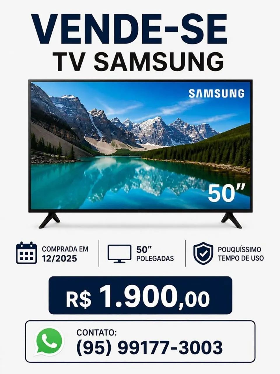 Tv Sansung 50" - Foto 2