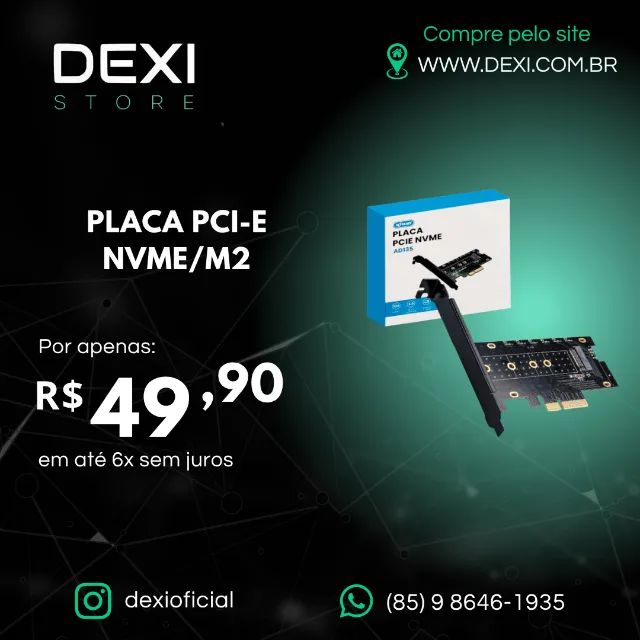 PLACA PCI-E NVME/M2