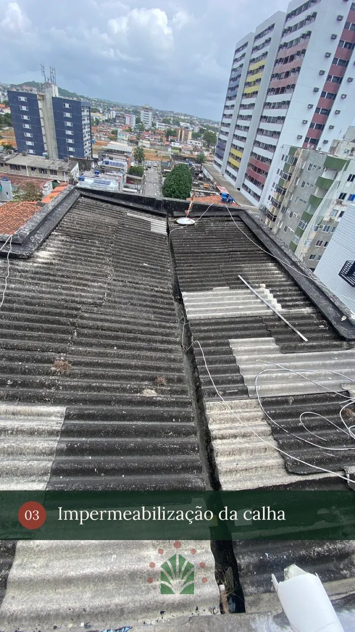 Reforma de coberta de predio - baixo custo - Foto 2