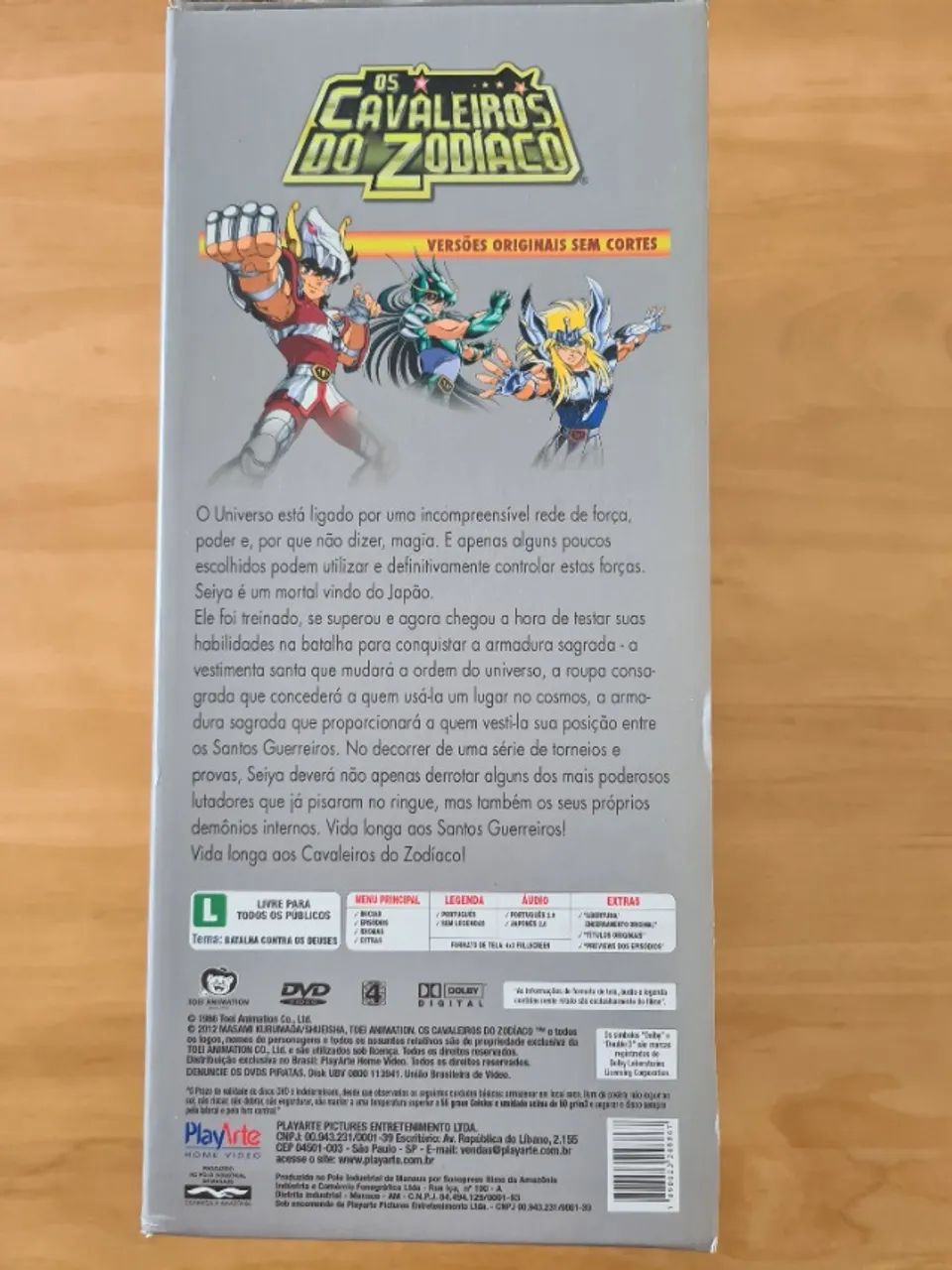 Box DVD Os Cavaleiros do Zodíaco Completo PlayArte - Coleção - DVD
