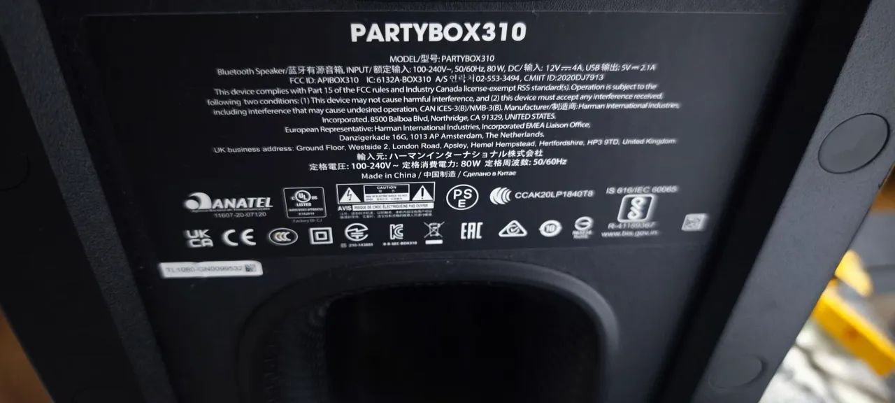 JBL partybox 310 - Foto 4