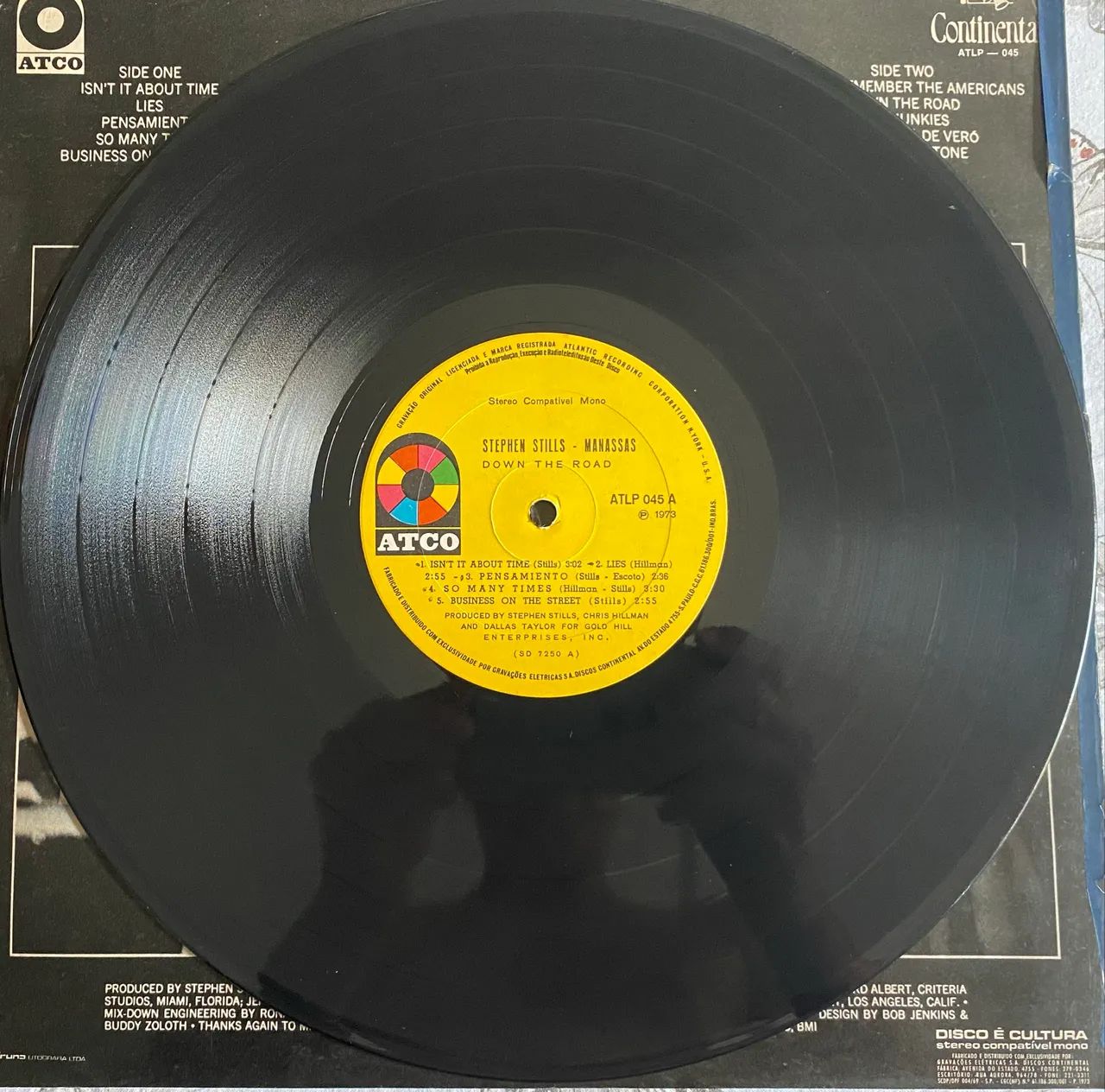 Disco de vinil  stephen stills (Manassas) - Down the road - Foto 3
