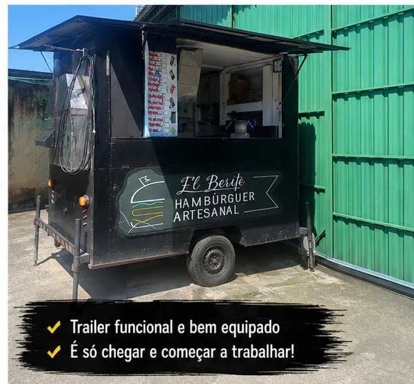 ? FOOD TRAILER COMPLETO - PRONTO PARA TRABALHAR ?