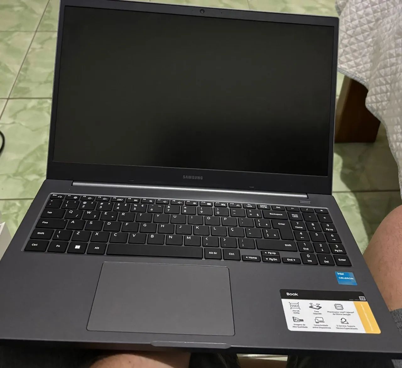 NOTEBOOK BOOK Celeron cinza chumbo