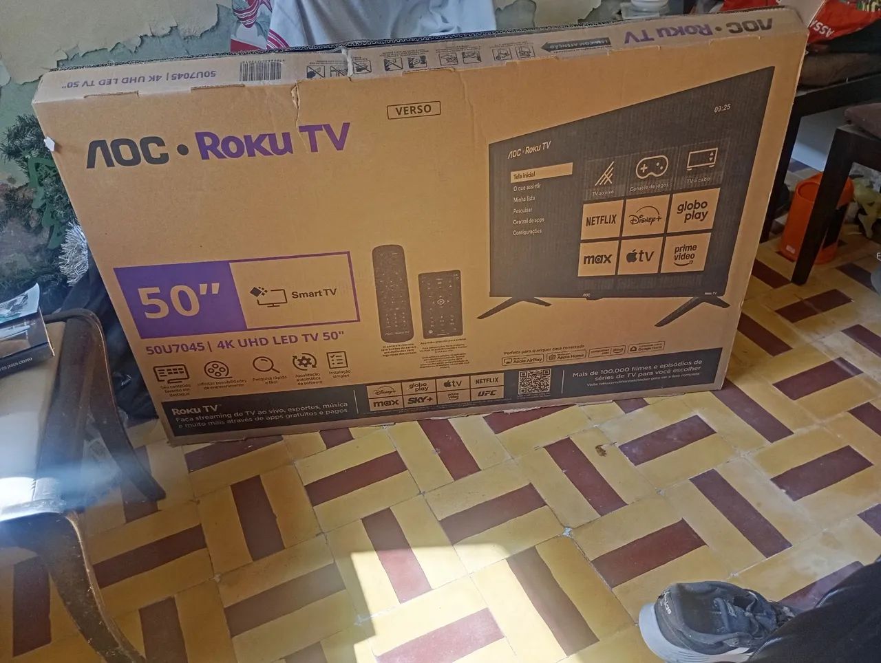 Smart tv AOC Roku 50 polegadas  - Foto 3