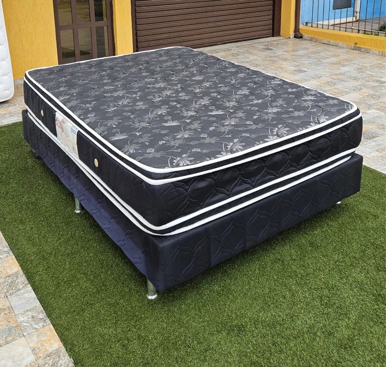 Cama Box Casal BLACK USADA - ENTREGO  - Foto 5