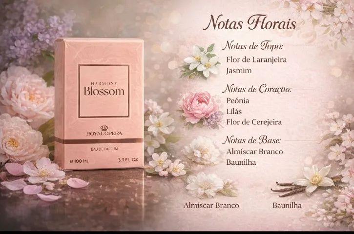 Perfume Royal Opera Harmony Blossom - Eau de Parfum Feminino - Foto 2