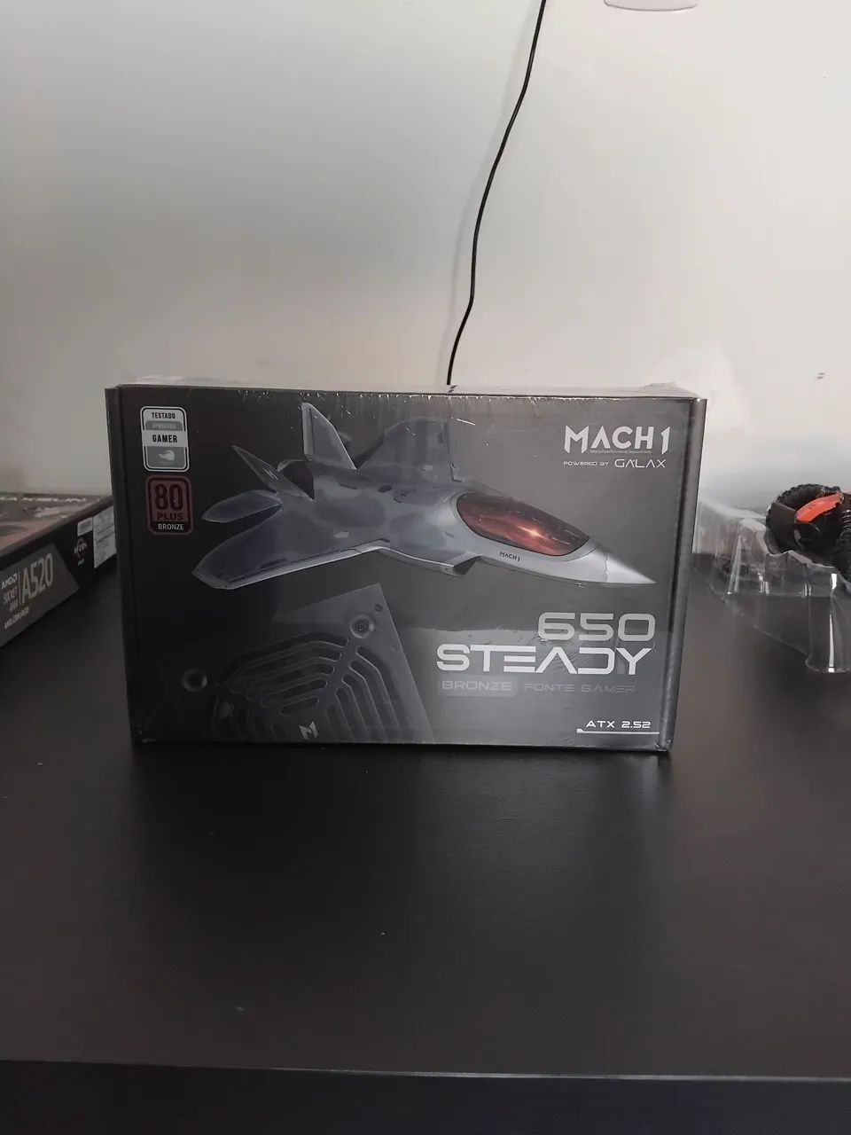 FONTE MACH 1 650w NOVA NA CAIXA E COM GARANTIA - Foto 3