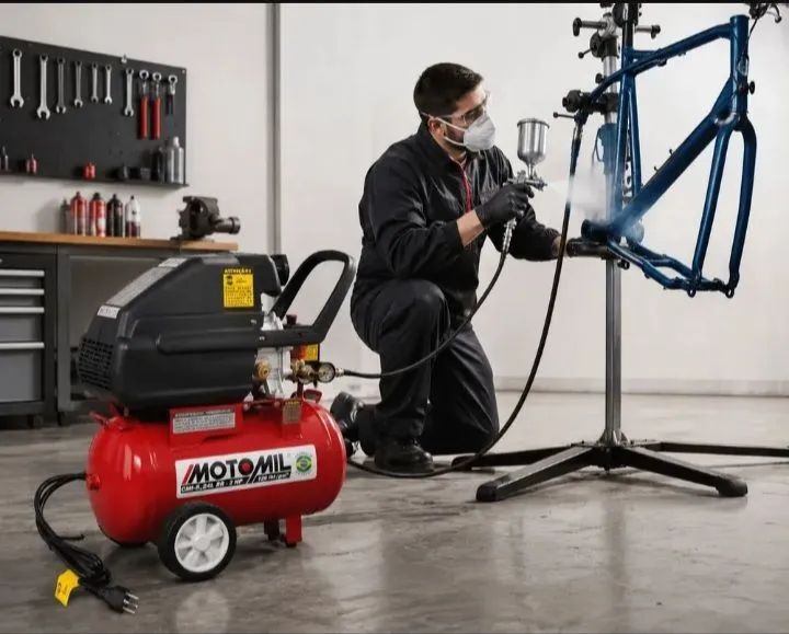 Compressor de ar MOTOMIL 24L para HOJE!! - Foto 2