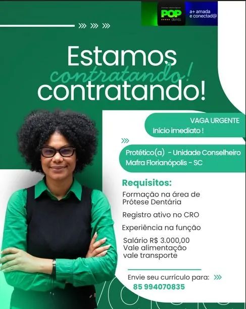 Protetico (a) Técnico em Prótese Dentária 