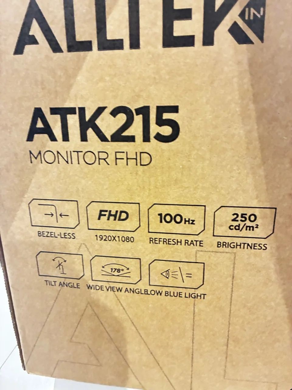 Monitor Alltek 100hz 22 polegadas NOVO parcelo sem juros - Foto 2