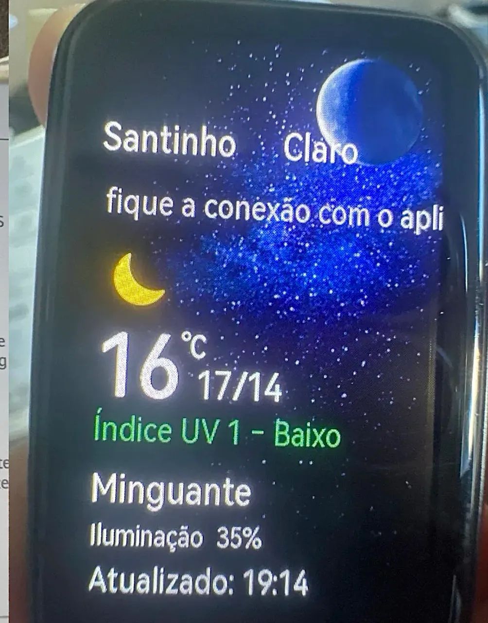 Smartwatch com leitura WhatsApp/Redes Sociais/Saúde/Esportes  - Foto 2