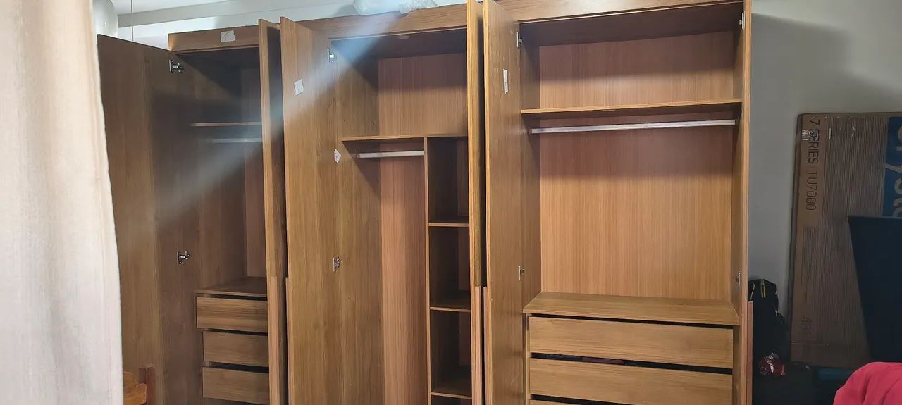 Guarda roupa de 6 portas 100 % MDF - Foto 2