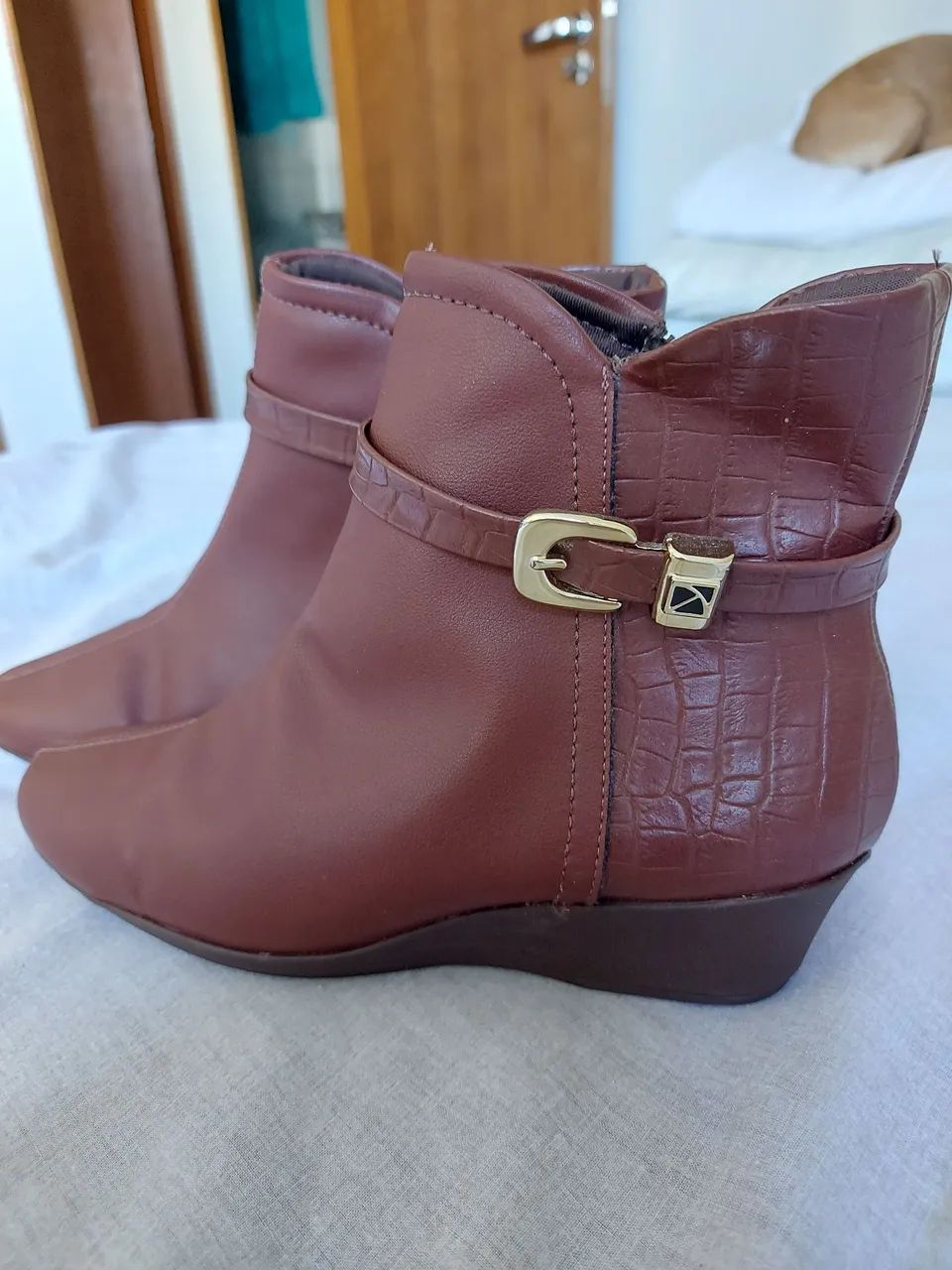 BOTA MARROM PICADILLY tam 34 - Foto 5