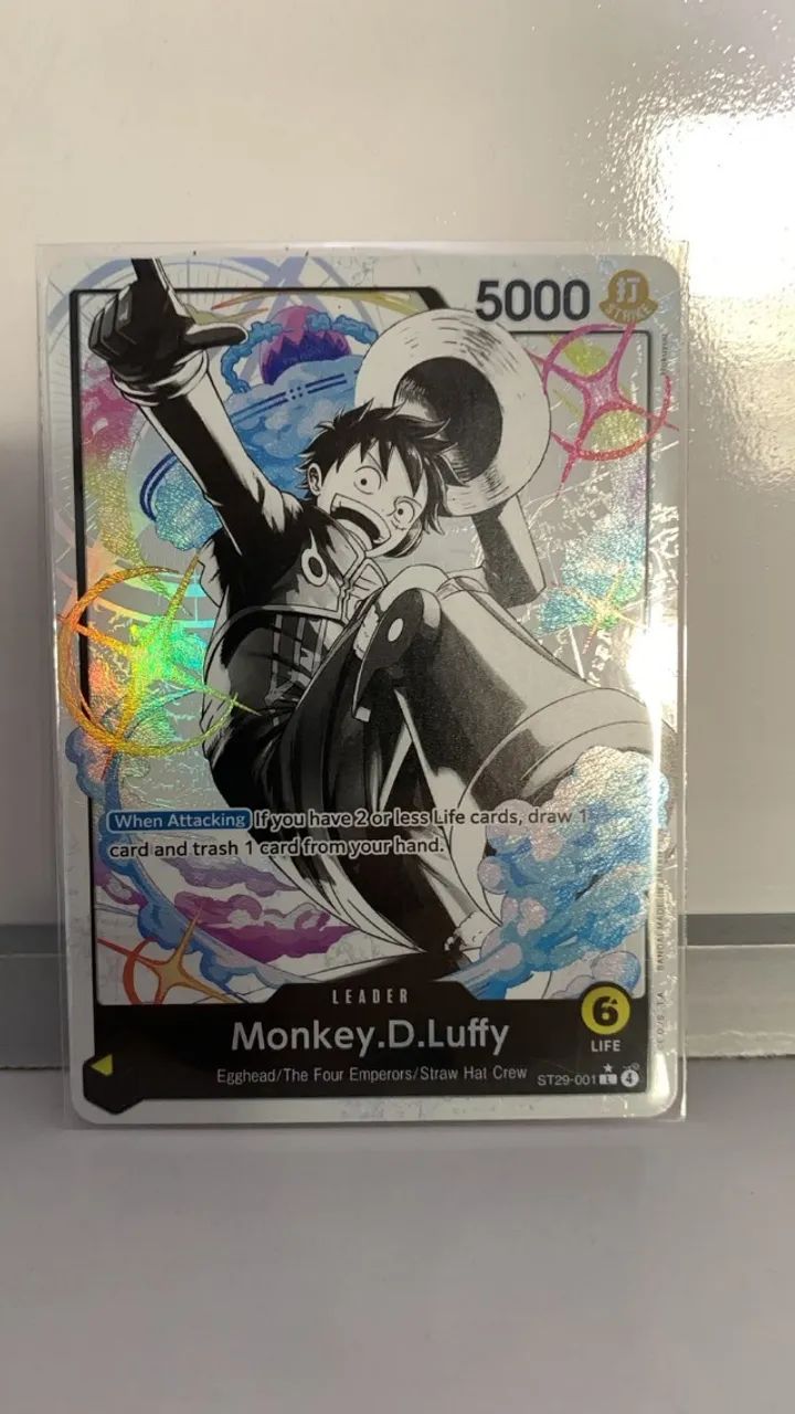 Carta One Piece - Monkey.D.Luffy (001) (Parallel) (ST29-001-PA)
