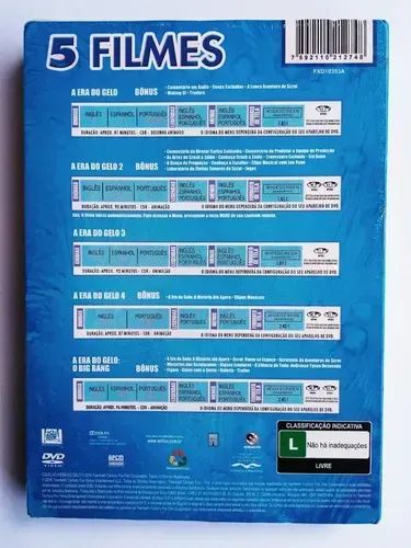 Dvd Coleção A Era Do Gelo - 5 Filmes - Foto 3