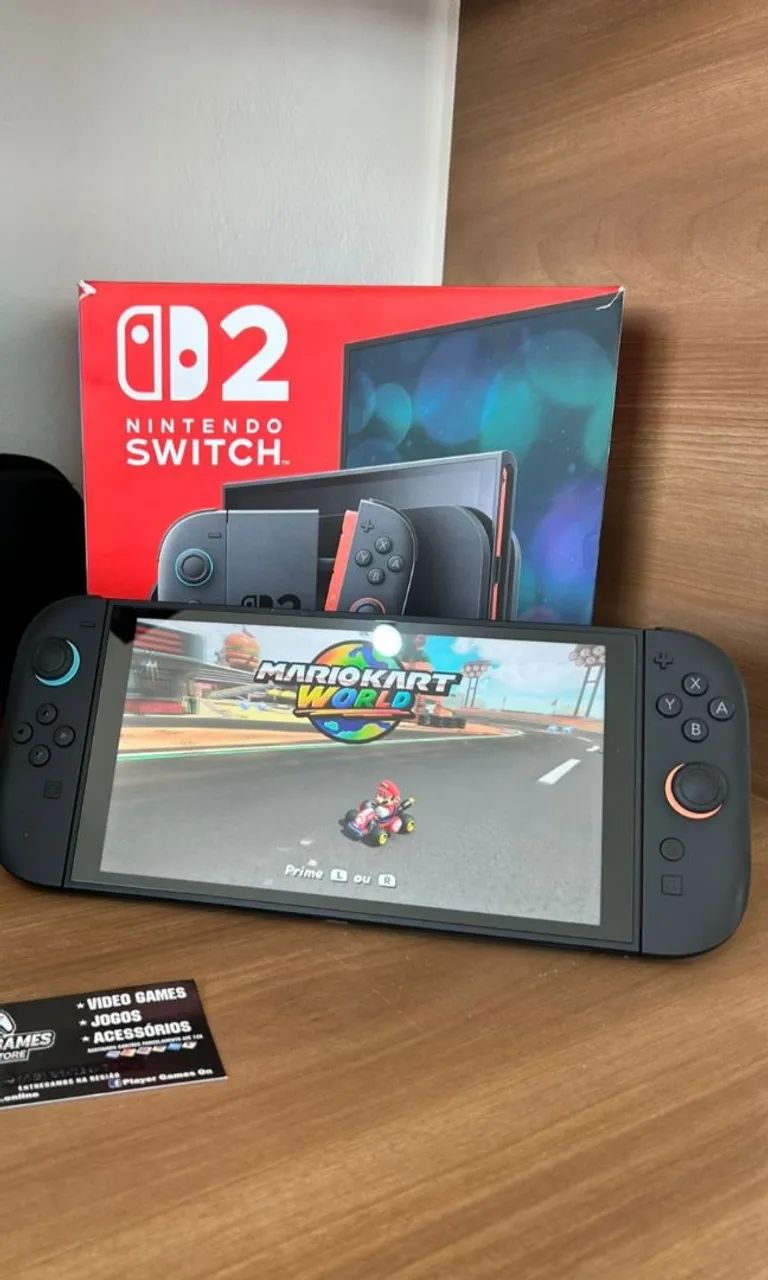 Nintendo Switch 2 COMPLETO!! (Aceito Cartão)