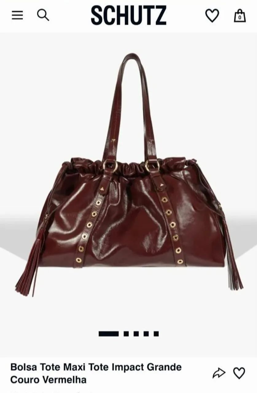 BOLSA NOVA SHULTZ COURO