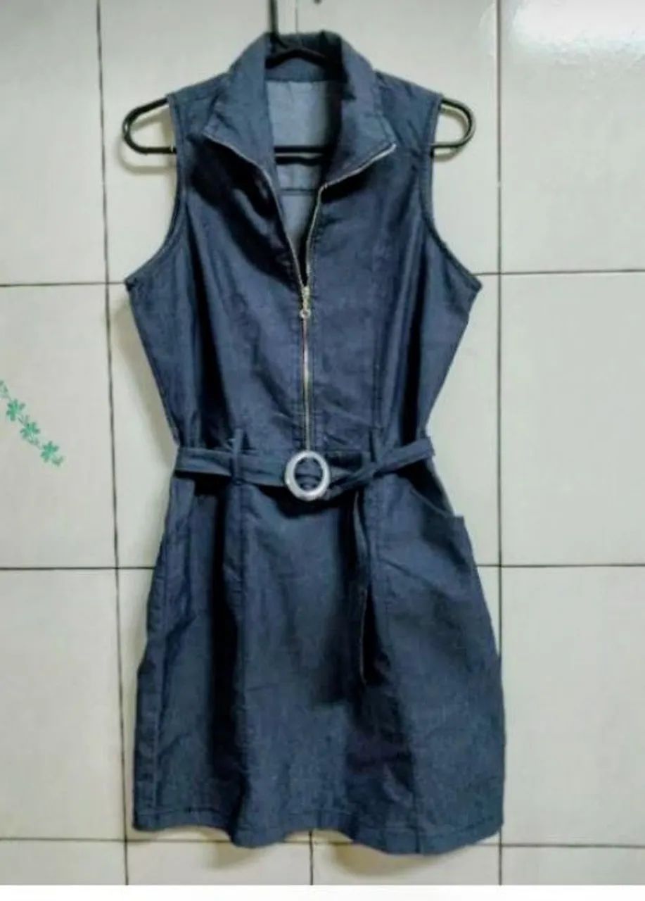Vestido de sarja tamanho P  - Foto 2