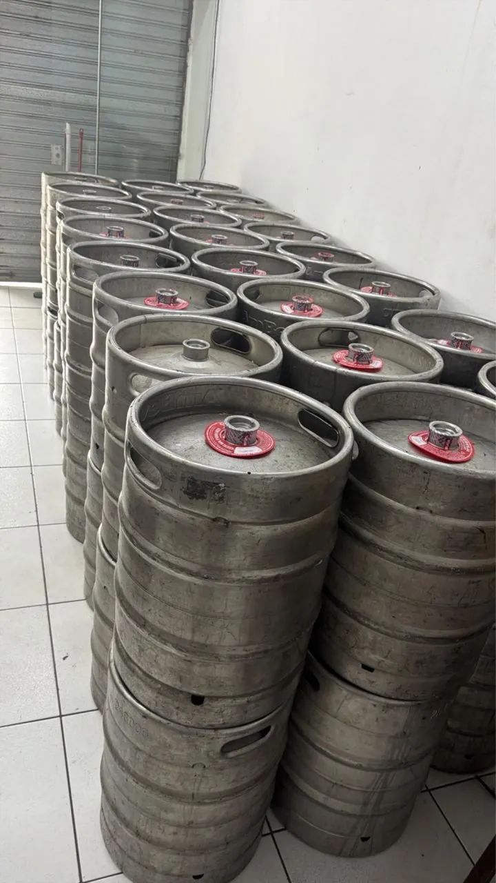 Barril de chopp Brahma 50L vazio 
