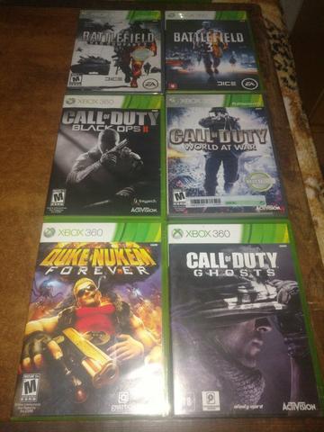 Jogos de tiro/guerra originais em excelente estado para Xbox 360